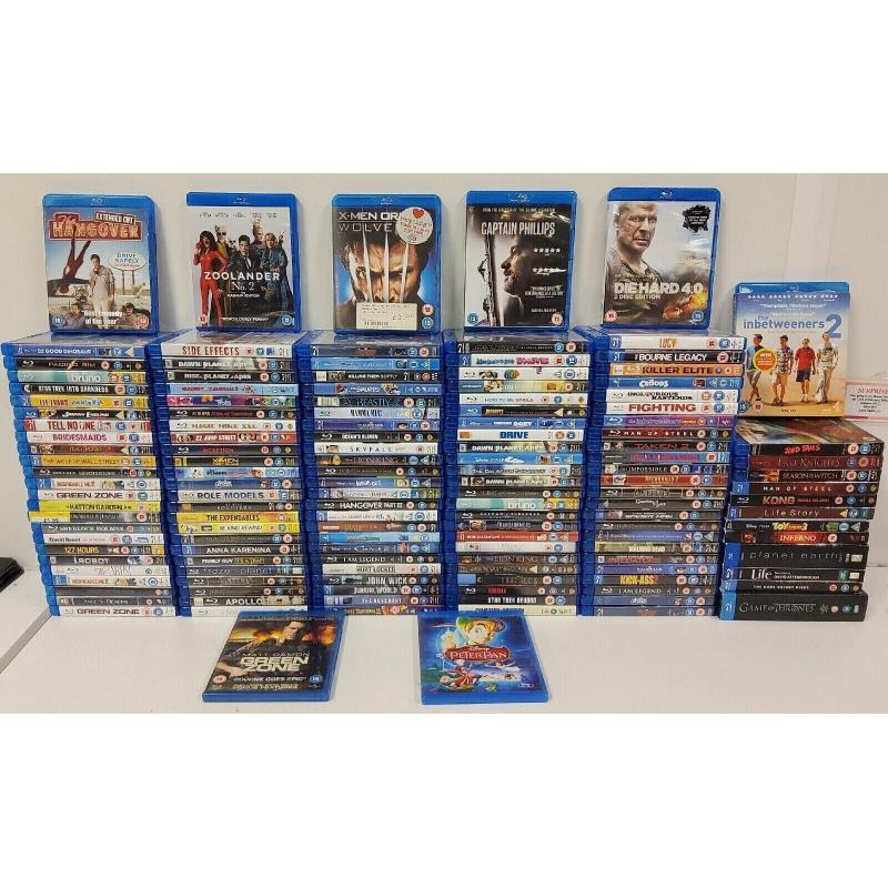 50 BLURAYS WHOLESALE CHEAPEST BULK BLURAYS ON  THE INTERNET REGISTER NOW TO BUY THEM UK POST ONLY
